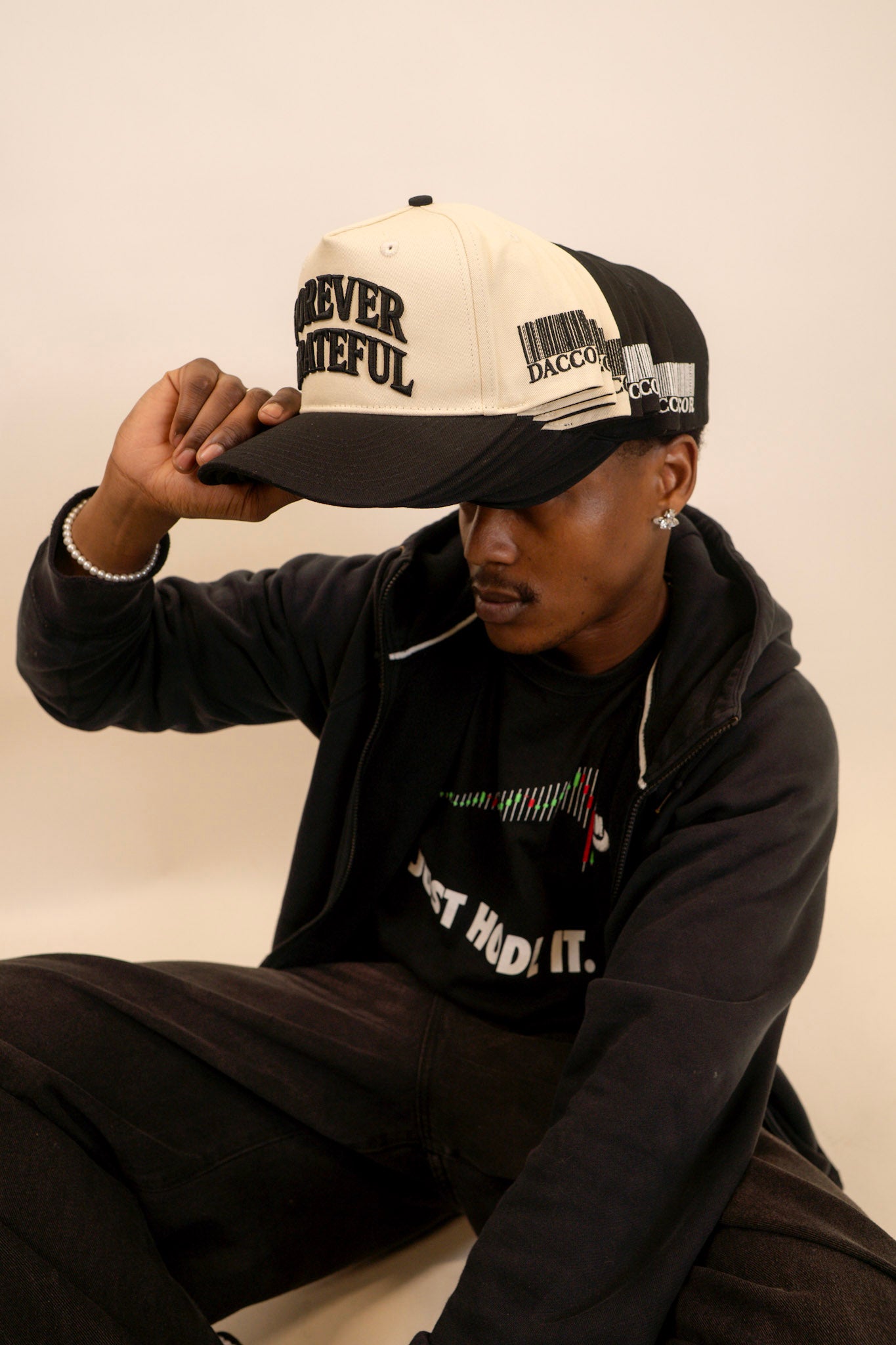 Forever Grateful Hat in Cream