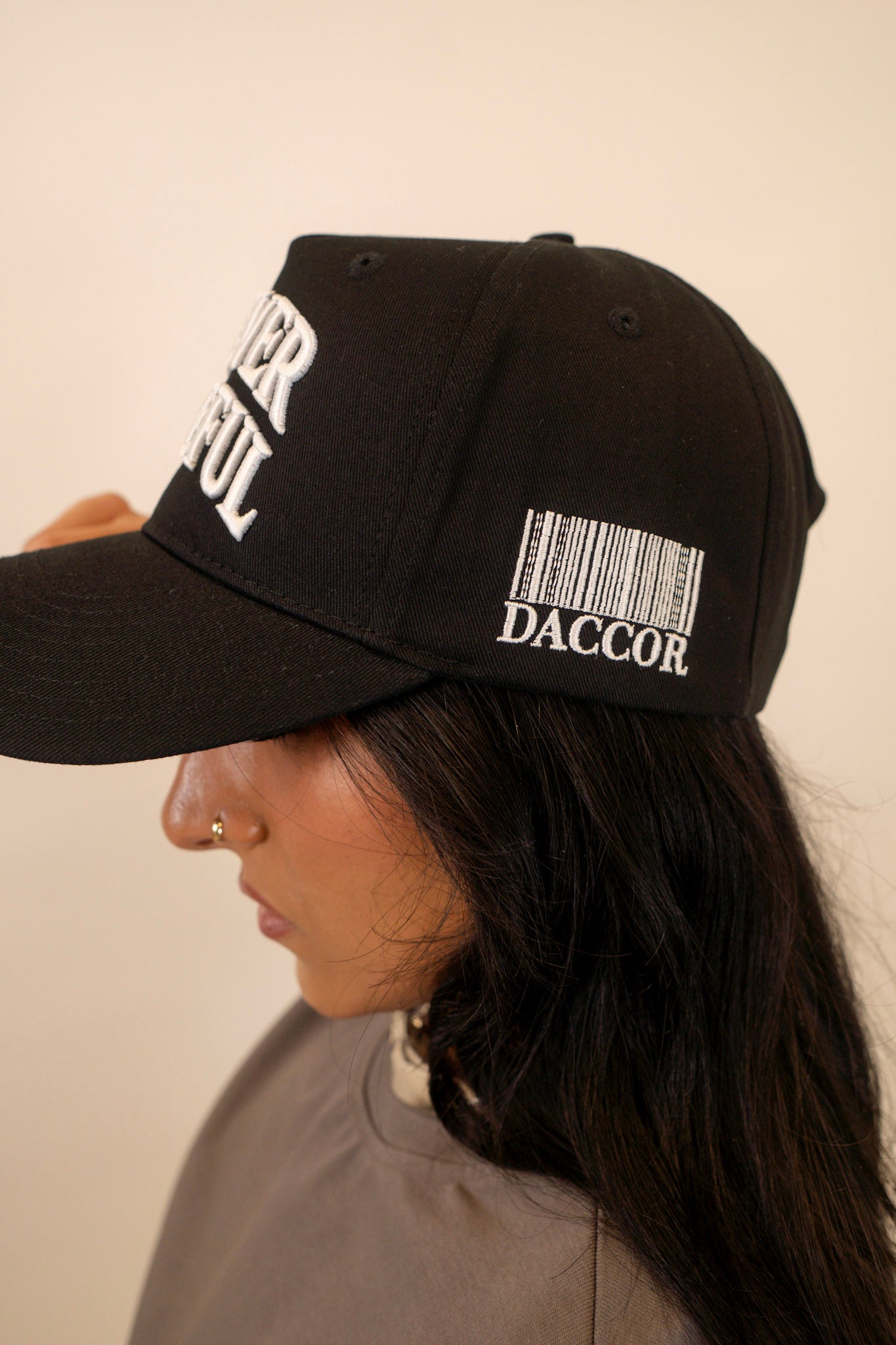 Forever Grateful Hat in Black