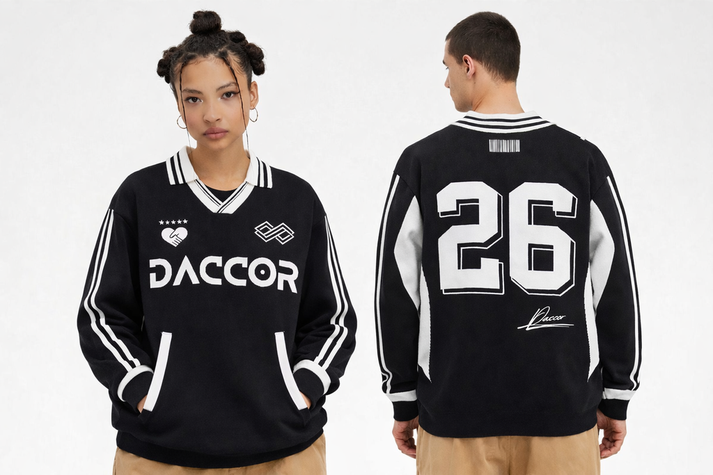 Noir Héritage Knit Jersey