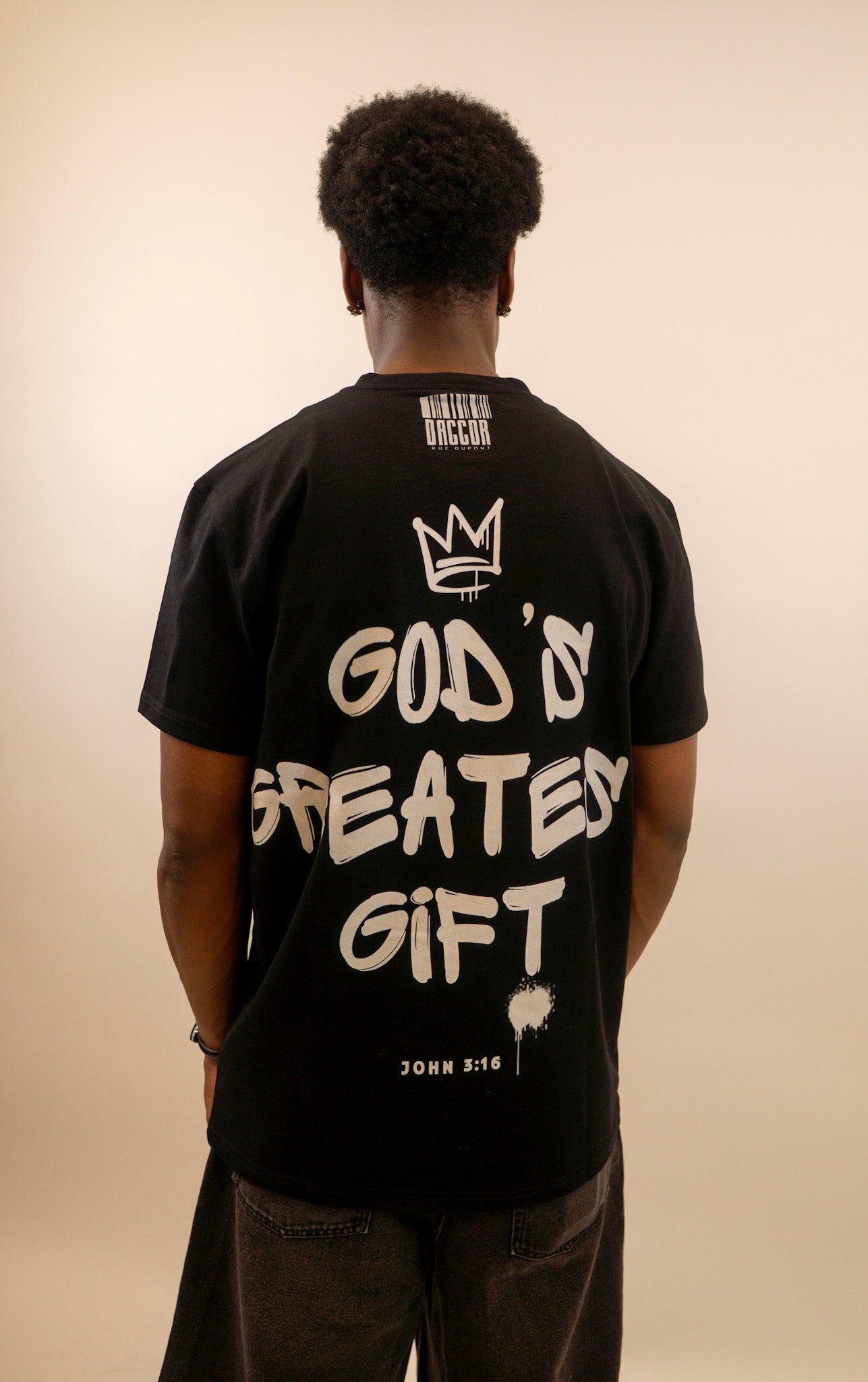 Forever Grateful Tee in Black