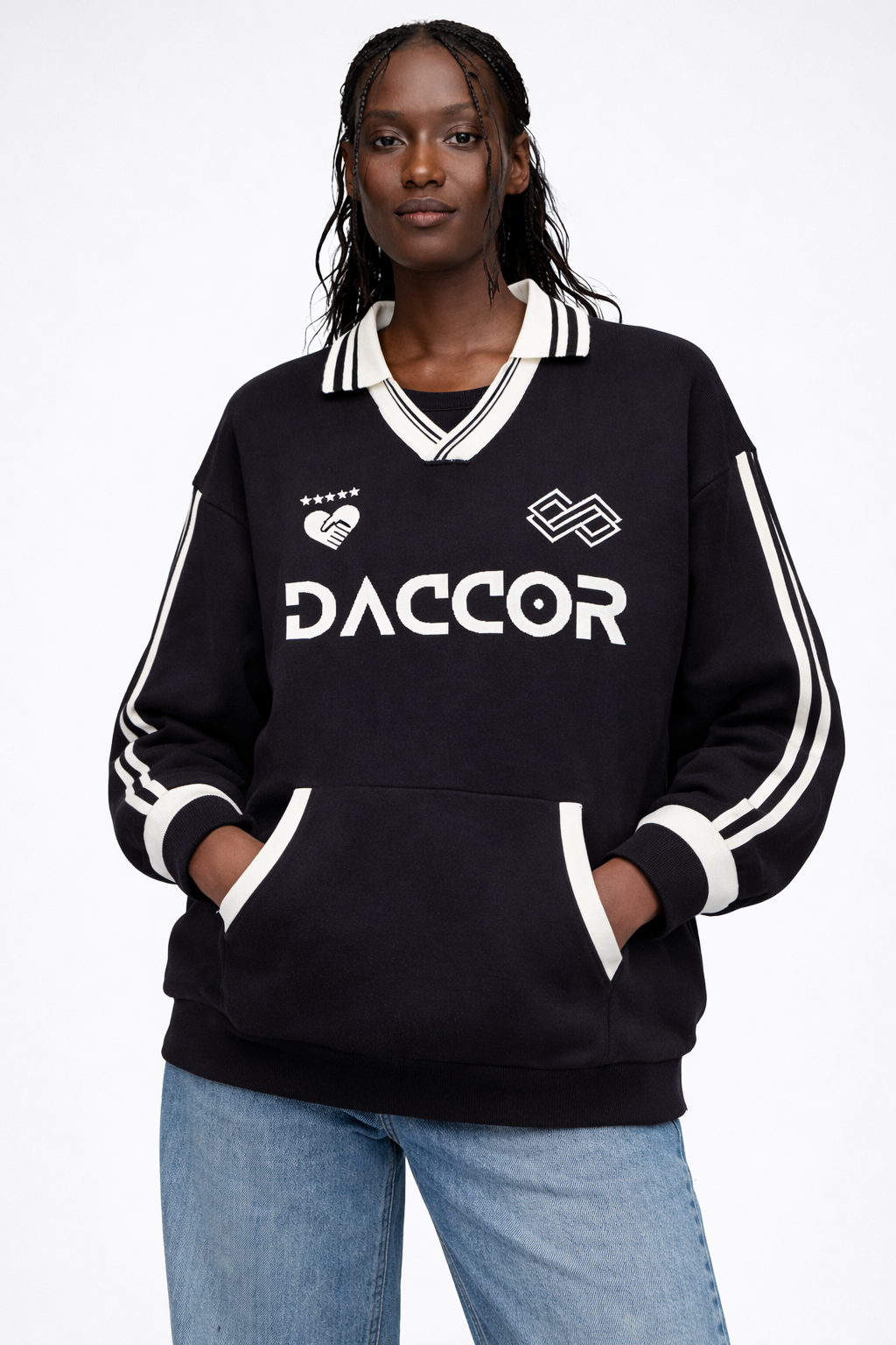 Noir Héritage Knit Jersey